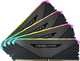 Оперативна пам'ять Corsair DDR4-3600 32768MB PC4-28800 (Kit of 4x8192) Vengeance RGB RT Black (CMN32GX4M4Z3600C18) - зображення 1