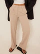 Брюки женские NA-KD 1660-000726-9291 34 Бежевые (7325943488016) - изображение 1