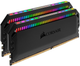 Оперативна пам'ять Corsair DDR4-3200 65536MB PC4-25600 (Kit of 2x32768) Dominator Platinum RGB Black (CMT64GX4M2E3200C16) - зображення 2