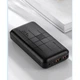 УМБ Power Bank XO PR187 Fast charge light display PD20W+QC22.5W 10000mAh Чорний - изображение 3