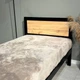 Кровать односпальная MebliRoMax Loft 90х200 Дуб Тахо/Черный (000082914) - изображение 2
