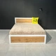 Ліжко в спальню MebliRoMax Loft 180х200 Дуб Тахо /Білий (000083199) - зображення 1