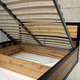 Кровать MebliRoMax Loft 160х200 Дуб Тахо /Черный + Подъемный механизм (000084984) - изображение 6