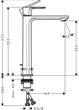 Смеситель для раковины HANSGROHE Rebris S CoolStart EcoSmart 72590000 - изображение 3
