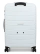 Чемодан дорожный Большой (L) Полипропилен Snowball&nbsp;61303 "Cologne" 92,5л 75х49x28см Белый - изображение 3