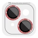 Захисне скло Metal Sparkles на камеру (в упак.) для Apple iPhone 15 (6.1") / 15 Plus (6.7") Червоний / Red - изображение 7