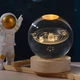 Ночник хрустальный шар светильник 3D Космос - изображение 1