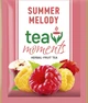 Фруктовий чай без кофеїну із малиною, яблуком і каркаде Tea Moments Summer Melody 50 пакетів в індивідуальних конвертах - зображення 2