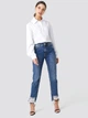 Джинсы Slim Fit женские NA-KD 1100-000288-0038 34 Синие (7325940558019) - изображение 3
