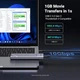 Зовнішня кишеня UGREEN 10 Гбіт/с для M.2 SSD NVMe (PCIe) USB 3.2 Type-C (UG-CM559) - зображення 3