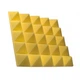 Акустическая панель пирамида 30 мм 45х45 см Pyramid Gain Yellow - изображение 1