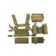 Розвантажувальний жилет TMC Modular Lightweight Chest Rig Full Set Khaki - зображення 5