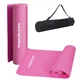 Килимок для йоги та фітнесу Power System PS-4014 PVC Fitness Yoga Mat Pink (173x61x0.6) - изображение 1
