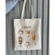 Экошопер BookOpt BK4067 "But first Coffee" бежевый - изображение 8