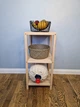 Стелаж (этажерка) 800х360х360 мм WoodDecor из натурального дерева 3 полочки без покрытия - изображение 2