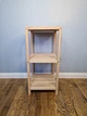 Стелаж (этажерка) 800х360х360 мм WoodDecor из натурального дерева 3 полочки без покрытия - изображение 3