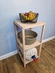Стелаж (этажерка) 800х360х360 мм WoodDecor из натурального дерева 3 полочки без покрытия - изображение 5