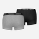 Набор трусов боксеров мужских хлопковых Puma Men Everyday Trunk 2P 93832102 XL 2 шт Серый/Черный (8720245556897) - изображение 2