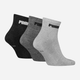 Набор женских носков хлопковых Puma Unisex New Generation Cushioned Qua 93839303 39/42 3 пары Серый (8720245569545) - изображение 2