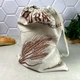 Мешочек для хлеба с завязками Колосок, Экомешочек для хлеба - изображение 2