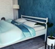 Кровать Tobi Sho COMFORT-1 полуторная металлическая 200X120 Белый - изображение 3