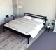 Кровать Tobi Sho COMFORT-1 полуторная металлическая 190X140 Черный - изображение 2