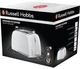 Russell Hobbs Тостер Honeycomb, 850Вт, пластик, широкі слоти, білий - изображение 13