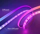 Govee Стрічка світлодіодна розумна H61C3 Neon Gaming Table Light 3м Білий - зображення 14
