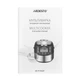ARDESTO Мультиварка Ardesto, 860Вт, чаша-5л, електронне керування, корзина для фритюру, метал/пластик, сріблястий - изображение 18