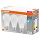 Osram Набір ламп 3шт LED E27 8.5Вт 4000К 806Лм A60 - зображення 1