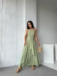 Fashions • Літня сукня Charlotte Fashions 46-48 оливкова (9343-фг) - зображення 1