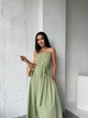 Fashions • Літня сукня Charlotte Fashions 46-48 оливкова (9343-фг) - зображення 6
