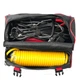 Автомобільний компрессор двопоршневий Штурмовик 12V 300Вт 90л 10атм 25А з дефлятором (AC-72) - зображення 7