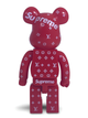 Статуэтка Bearbrick x Louis Vuitton x Supreme Red 200% 16 см Medicom Toy Известный бренд - изображение 9