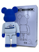 Статуетка Bearbrick x Nike Air Force 1 Blue 400% 28 см Medicom Toy Phil Knight - зображення 1