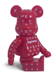 Статуэтка Bearbrick x Louis Vuitton x Supreme Red 200% 16 см Medicom Toy Известный бренд - изображение 12