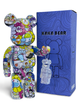 Статуэтка Bearbrick x Takashi Murakami x Smile 400% 28 см Medicom Toy Улыбающиеся цветы - изображение 5