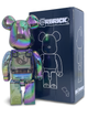Статуетка Bearbrick x Project 1/6 x Clear Chrome Black 400% 28 см Medicom Toy Матриця - зображення 2