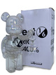Статуетка Bearbrick x Project 1/6 x Clear Chrome White 400% 28 см Medicom Toy Голографічний - зображення 5