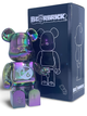 Статуетка Bearbrick x Project 1/6 x Clear Chrome Black 400% 28 см Medicom Toy Матриця - зображення 7