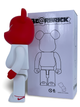 Статуетка Bearbrick x Nike Air Force 1 Red 400% 28 см Medicom Toy Phil Knight - зображення 3