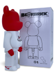 Статуетка Bearbrick x Nike Air Force 1 Red 400% 28 см Medicom Toy Phil Knight - зображення 4