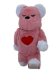 Статуетка Bearbrick x Valmuer Baby Pink 400% 28 см Medicom Toy Рожевий пухнастик - зображення 12