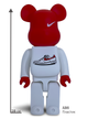 Статуетка Bearbrick x Nike Air Force 1 Red 400% 28 см Medicom Toy Phil Knight - зображення 9