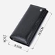 Кошелек женский кожаный для карточек ST Leather Accessories 22679 Черный - изображение 6