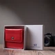 Женский Компактный Кошелек С Карманом Для Монет Из Натуральной Кожи St Leather Красный (281982) - изображение 12