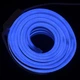 Гнучка неонова стрічка, 8м, 120 LED на метр, 220V, 2-х стороння, IP65, Синій - зображення 1