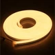 Гнучка неонова стрічка, 8м, 120 LED на метр, 220V, 2-х стороння, IP65, Теплий білий - зображення 8