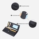 Кошелек женский кожаный для карточек ST Leather Accessories 22696 Черный - изображение 6