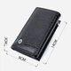 Кошелек женский кожаный для карточек ST Leather Accessories 22707 Черный - изображение 5